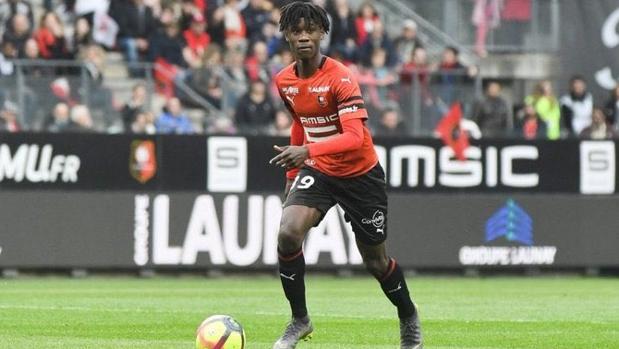 Camavinga, centrocampista del Rennes de 16 años