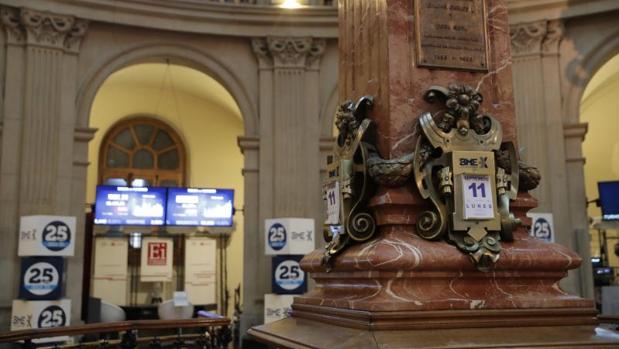 Pantalla de la Bolsa