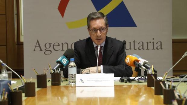 El director general de la Agencia Tributaria, Santiago Menéndez