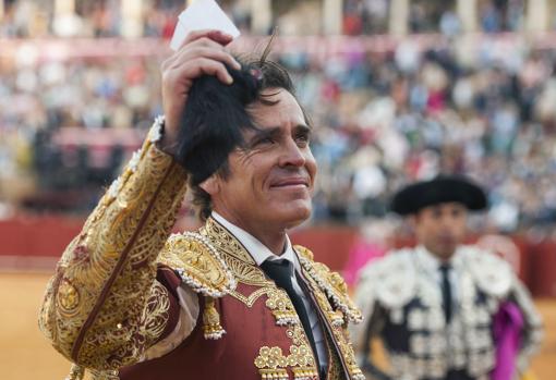 Dávila Miura en su reaparición en la Maestranza