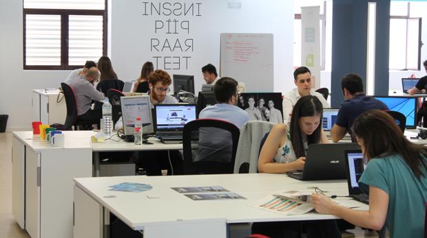 Uno de los centros de crowdworking de Andalucía Open Future