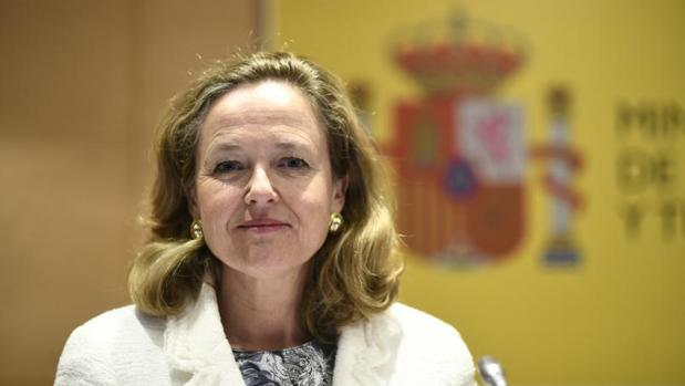 La ministra de Economía en funciones, Nadia Calviño