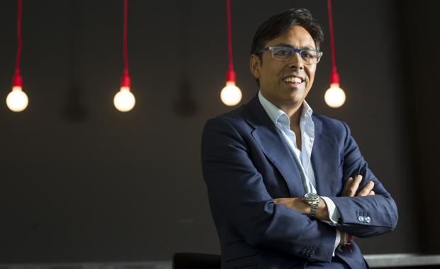 Federico Ávila, presidente de Lantania, durante la entrevista con ABC