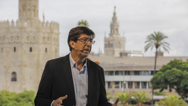 Juan Marín, candidato de Ciudadanos a la Presidencia de la Junta de Andalucía