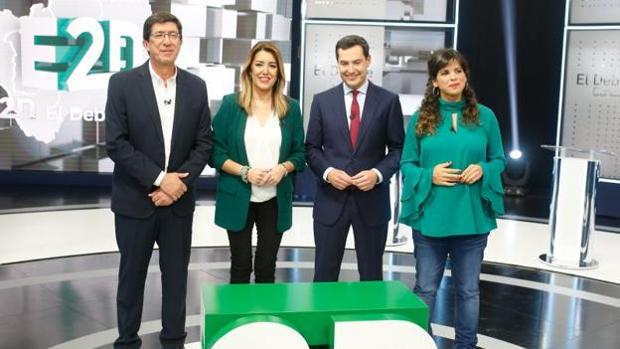 Los cuatro candidatos a la Presidencia de la Junta