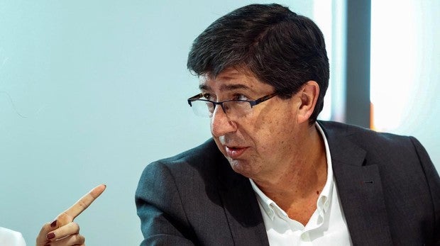 El líder de Ciudadanos en Andalucía, Juan Marín