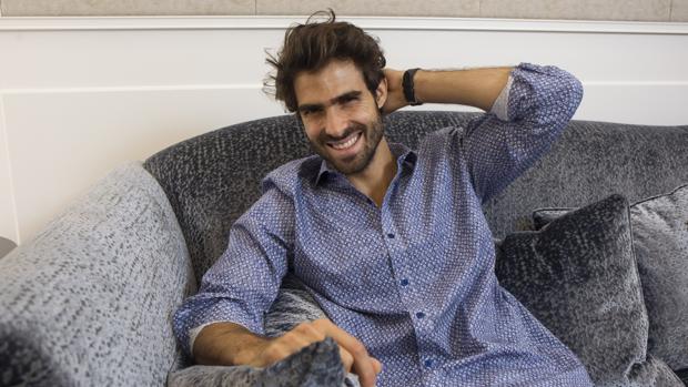 Juan Betancourt, en un momento de la entrevista para ABC