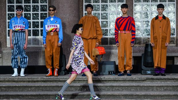Uno de los desfiles de la Paris Fashion Week