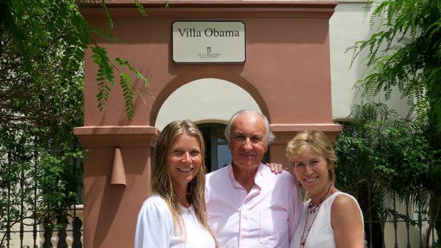 En el hotel Villa Padierna (Marbella) se alojó en la Villa Obama, la misma que ocupó Michelle Obama en 2010