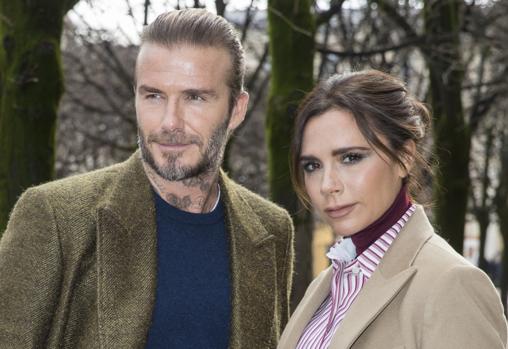 Victoria junto a su marido, el exfutbolista David Beckham