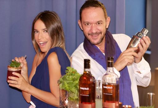 Flora González y el diseñador Ulises Mérida