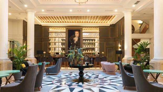 Lobby del hotel Eugenia de Montijo en Toledo