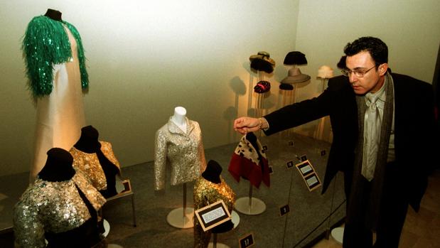 Argilagos en la exposición de Cristóbal Balenciaga de Guetaria del año 2000, donde surgió la idea de crear el museo