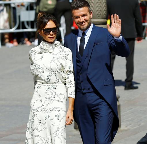 Victoria y David Beckham