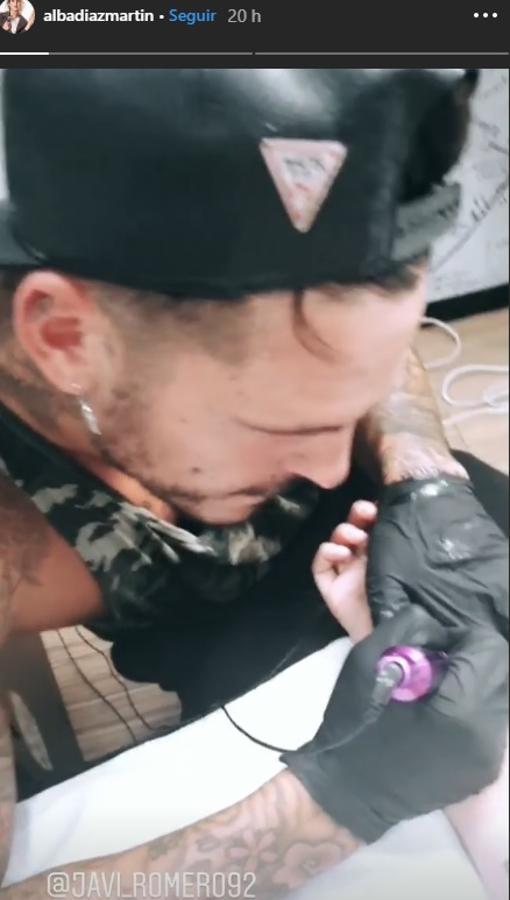 Captura de pantalla del Instagram de Alba Díaz.