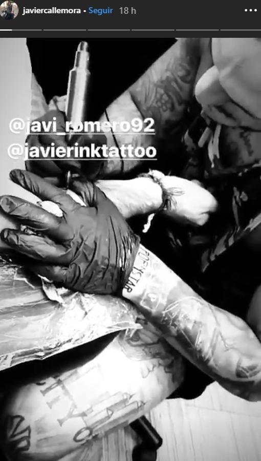 Captura de pantalla del Instagram de Javier Calle.