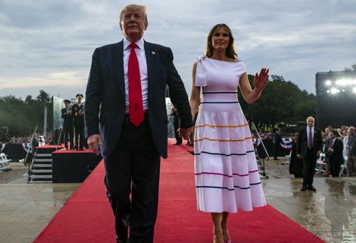 Melania Trump y Donald Trump