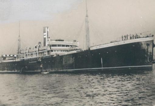 El "Valbanera", en una instantánea publicada en el diario ABC en 1919