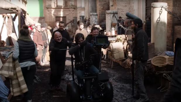 Rodaje de la serie «La Peste»
