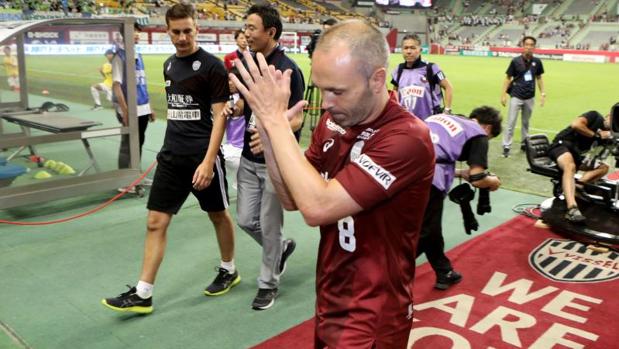 Andres Iniesta, en su debut japonés esta misma semana