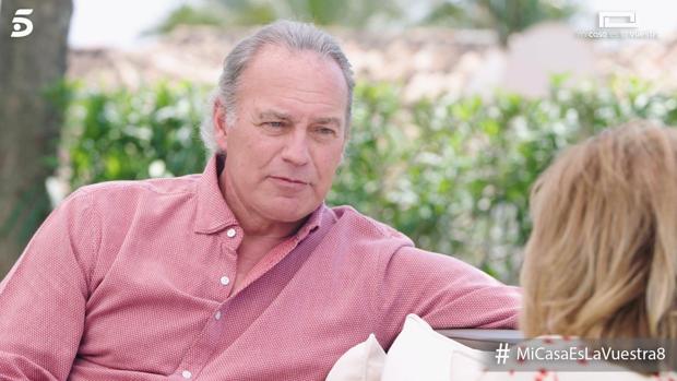 Bertín Osborne, con María Teresa Campos en «Mi casa es la vuestra»