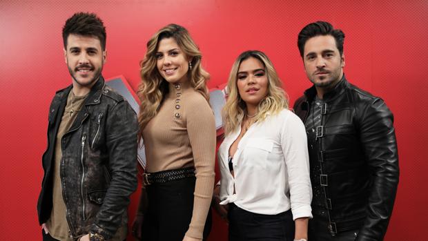Antonio José, Miriam Rodríguez, Karol G y David Bustamante son los nuevos asesores de «La Voz»