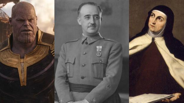 Thanos, Franco y Santa Teresa de Jesús
