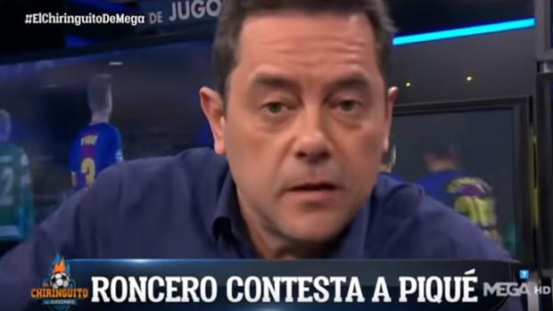 Tomás Roncero, en «El chiringuito»