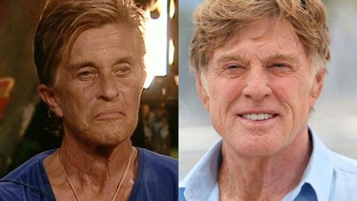 Chelo García Cortés y Robert Redford