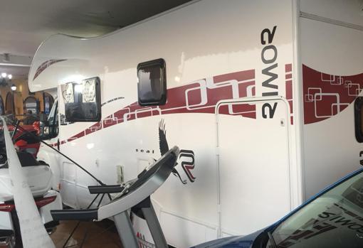 La autocaravana de la Venta El Paisano es el gran reclamo
