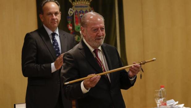 Fernando Rodríguez Villalobos durante el acto de constitución de la Diputación de Sevilla