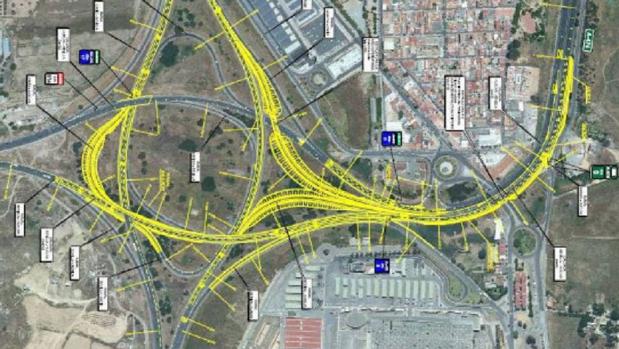 Avanzan en plazo las obras del nudo de La Pañoleta, que finalizarán en 2021