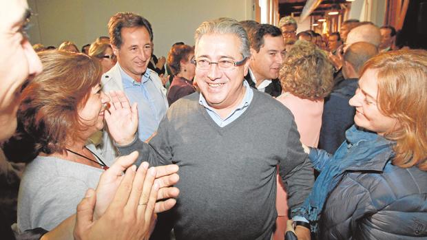 Juan Ignacio Zoido, ayer en Alcalá de Guadaíra
