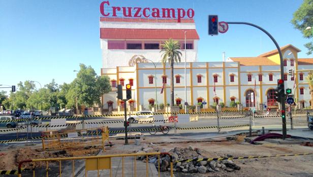 Obras de Emasesa en Los Remedios