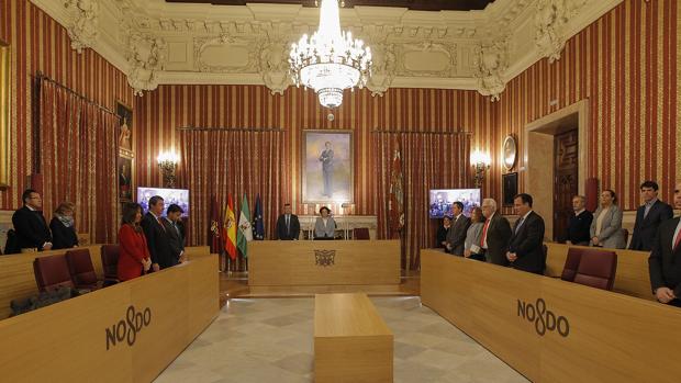 Foto de archivo del pleno municipal