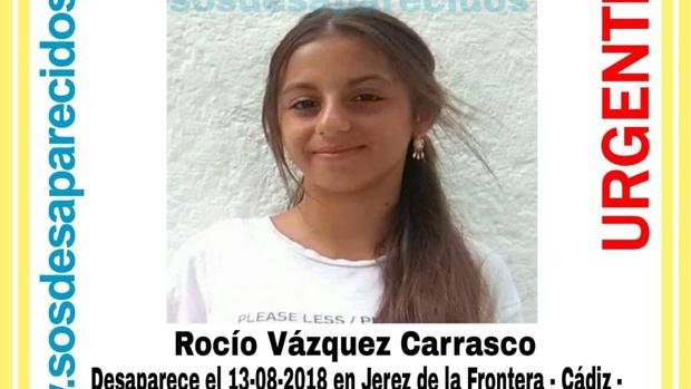 Imagen de la menor difundida por SOS Desaparecidos