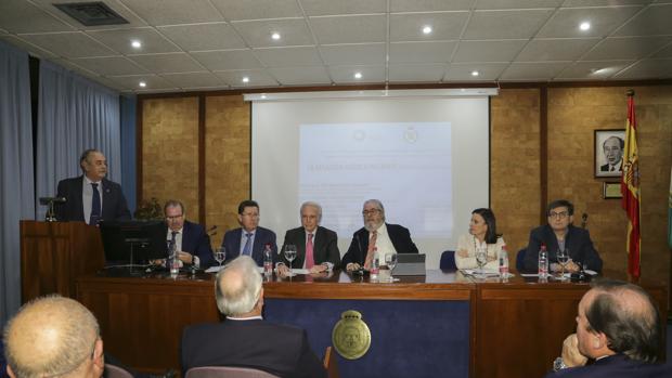 Acto ayer tarde en el Colegio de Médicos de Sevilla