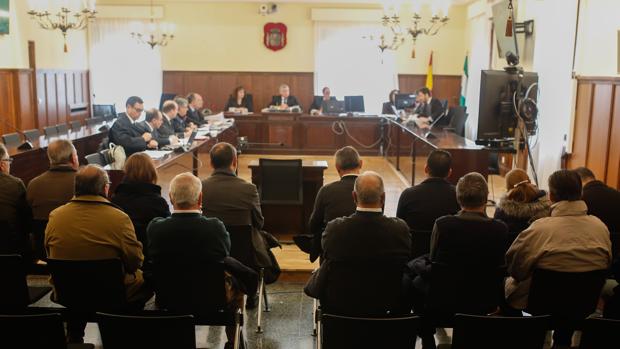 Inicio del juicio contra 14 personas por delito societario en Mercasevilla, en la Audiencia Provincial de Sevilla