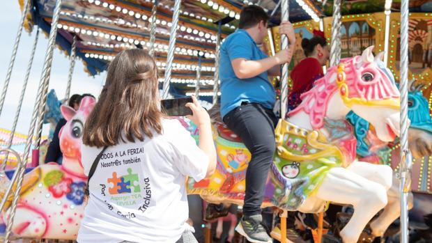 Las personas con autismo han podido disfrutar de cuatro horas sin ruidos en la Feria de 2019