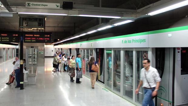 Una parada de metro