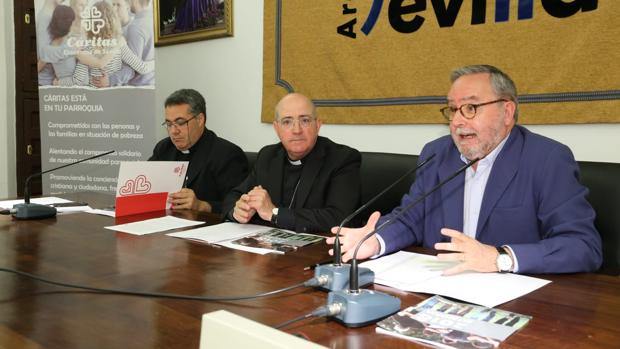 Presentación del informe anual de Cáritas en Sevilla