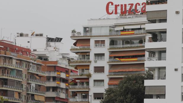Pisos de la plaza de Cuba, en el barrio de Los Remedios