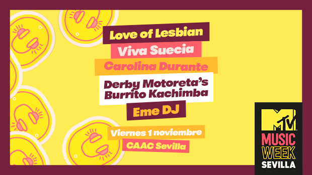 Imagen oficial de MTV Music Week Sevilla 2019
